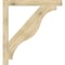 Ekena Millwork Funston Block Rough Sawn Bracket, Douglas Fir, 4"W x 44"D x 48"H BKT04X44X48FST05RDF - alternate 2
